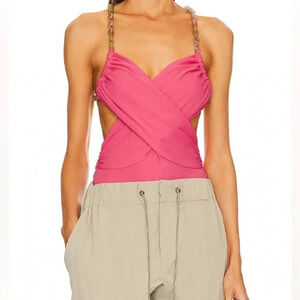 Siouxsie Bodysuit in Hot Pink DUNDAS x REVOLVE